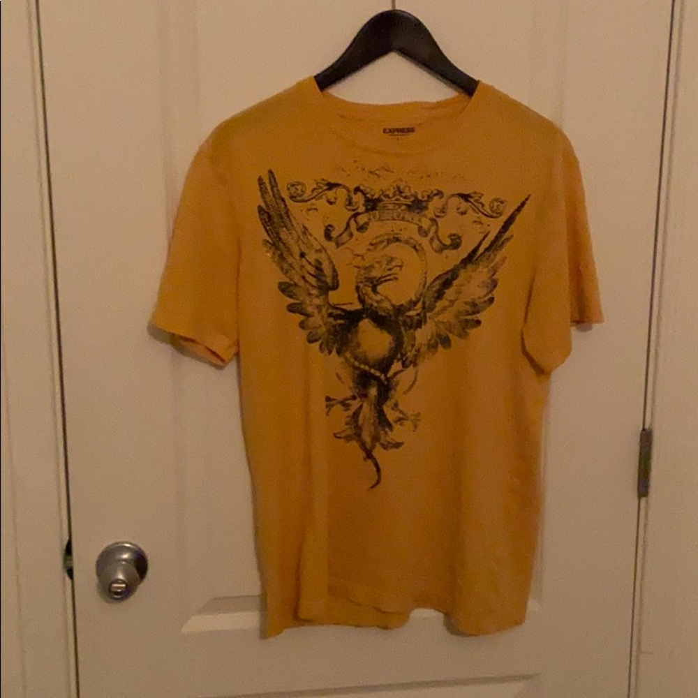 Express mustard/gold/yellow graphic tee